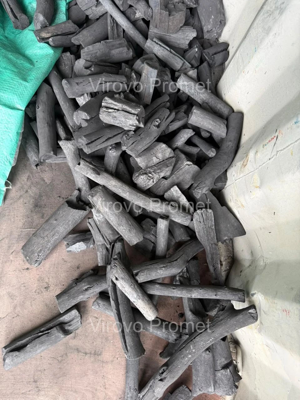 Ayin restaurant-grade charcoal — large pieces shown close up