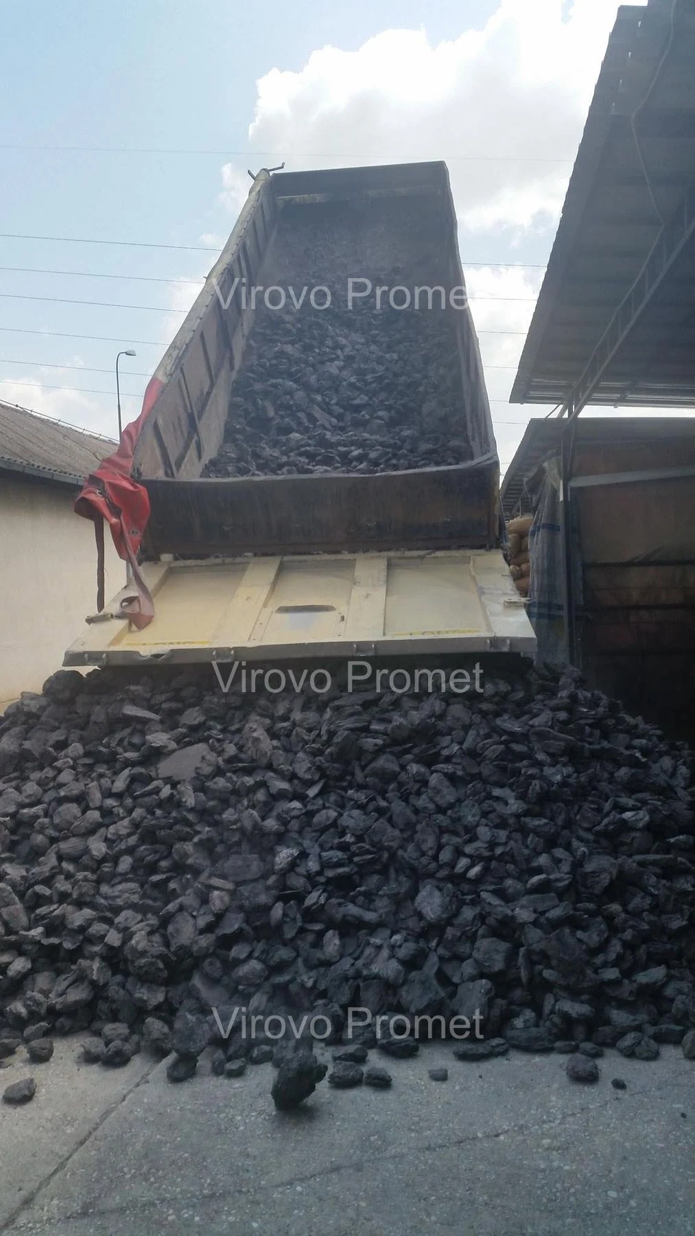Coal delivery and unloading — Virovo Promet