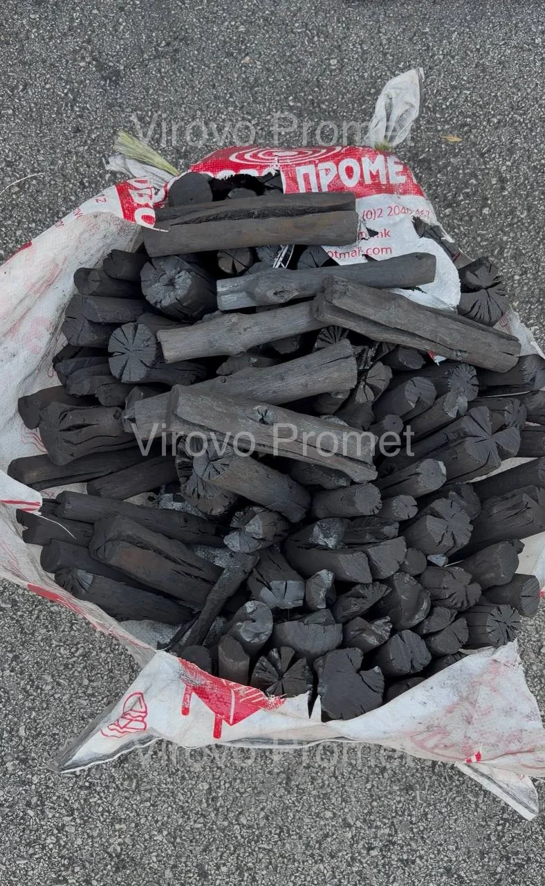 Dense mangrove charcoal lumps